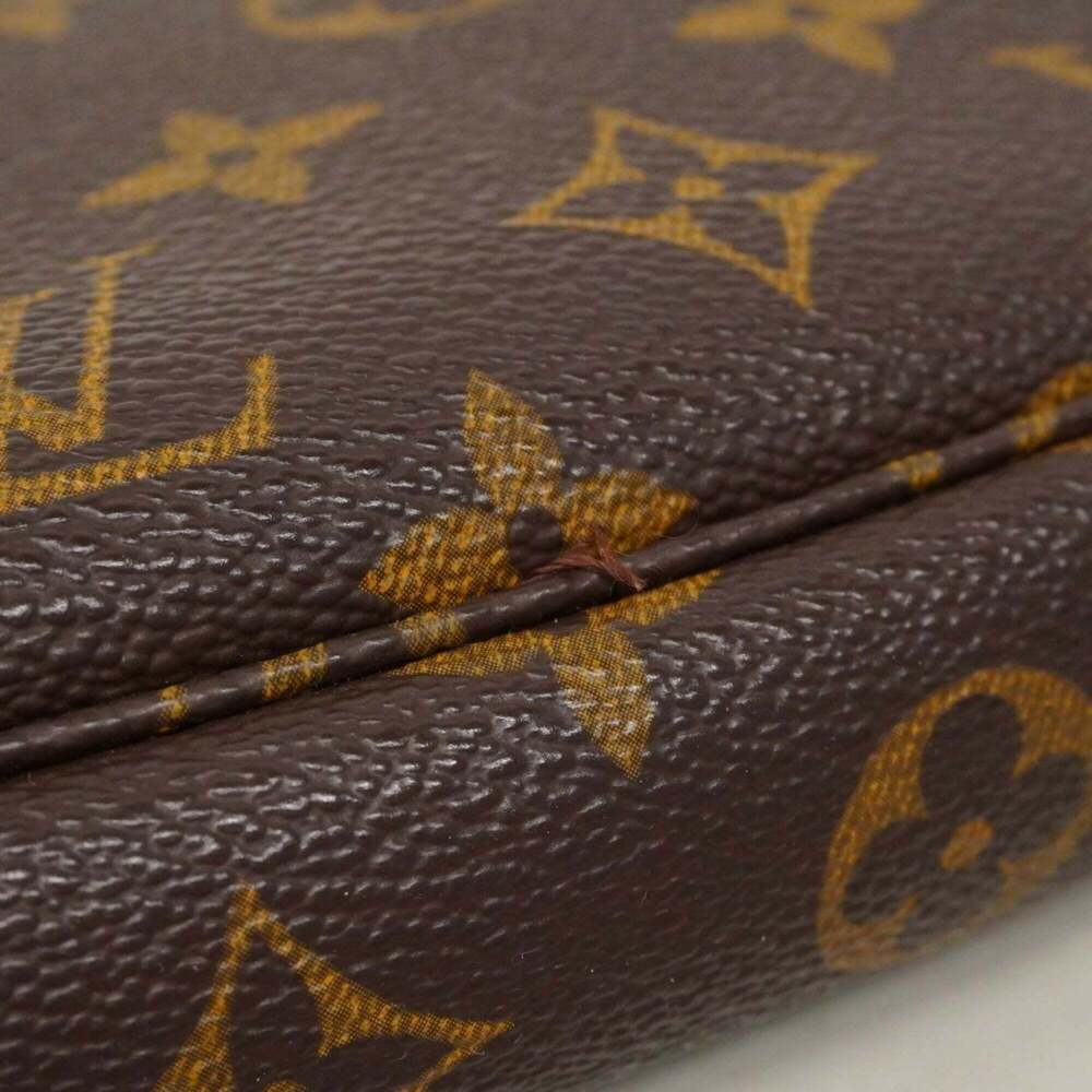 LOUIS VUITTON Brown Monogram Pochette Pouch - Picture 7 of 8